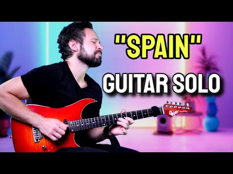 Soloing Over "Spain" by Chick Corea | Fusion Guitar Solo - Cameron Allen