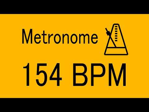 154 BPM METRONOME FOR TRAINING MUSICAL INSTRUMENT / 楽器練習用 メトロノーム / practice