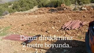 dağda bahçe projemiz - Tel örgü çekimi 1