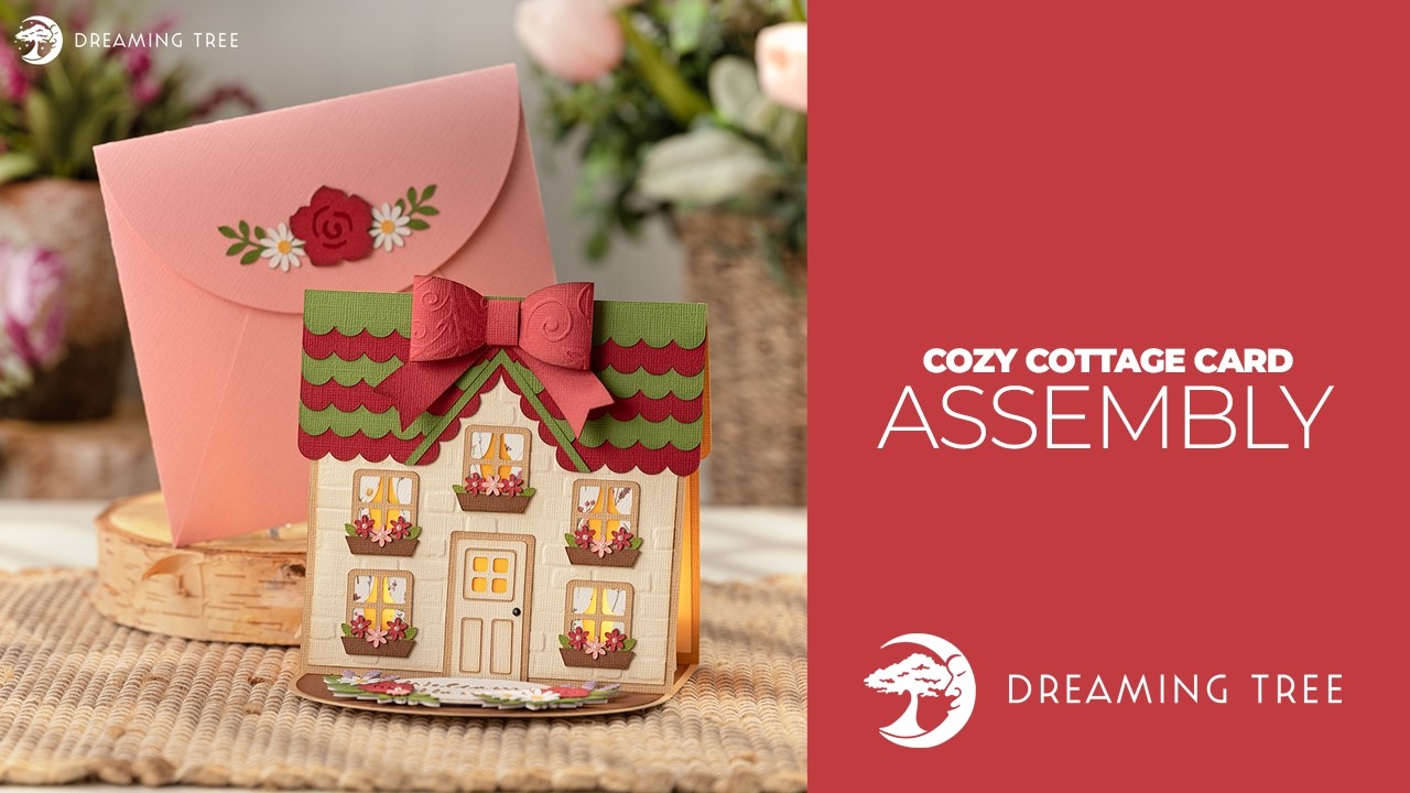SVG File - Cozy Cottage Card - Assembly Tutorial
