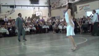 Lorena Ermocida y Fabian Peralta bailando DIME MI AMOR en la MILONGA del AÑO en el SUNDERLAND