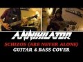 ANNIHILATOR - Schizos (are never alone) GUITAR & BASS COVER