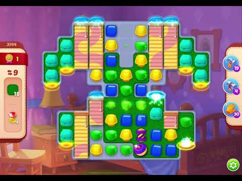 HomeScapes Level 3144 no boosters (16 moves)