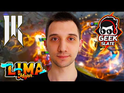 Arteezy is doing it at Lima Major - Shopify vs Geek Slate w/ PieLieDie