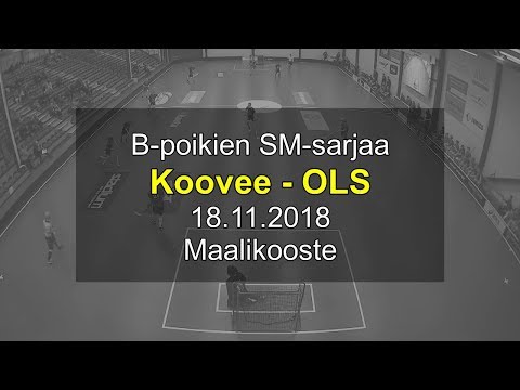 B-pojat SM-sarja 2018 / Koovee - OLS / Maalikooste