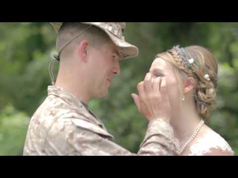 Marine Surpises his sister on her wedding day