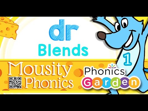 DR Blend | Consonant Blend | Mousity Phonics | Phonics Garden