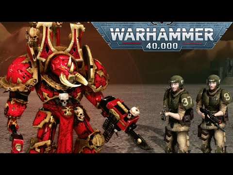 5 Chaos Teminators vs 1000 Imperial Guardsmen [WARHAMMER 40,000 Ultimate Mod]