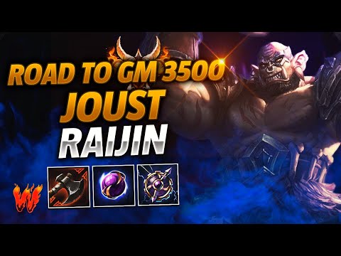 RAIJIN, PERO COMO ESTA ESTO TAN FUERTE? - Warchi - Smite Joust Road to GM 3500