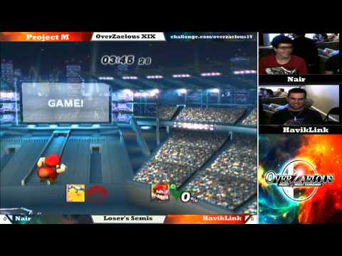 OverZaelous XIX: HavikLink (Wario) vs. Nair (Pikachu)