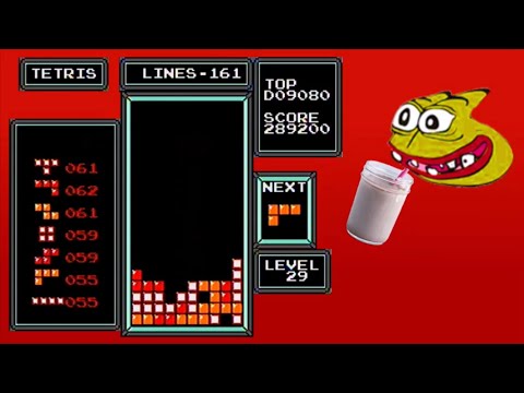 NES Tetris - 189 Lines on Killscreen (Former World Record)