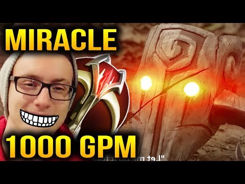 MIRACLE 1000 GPM with Juggernaut 0 Death Dota 2 7.11
