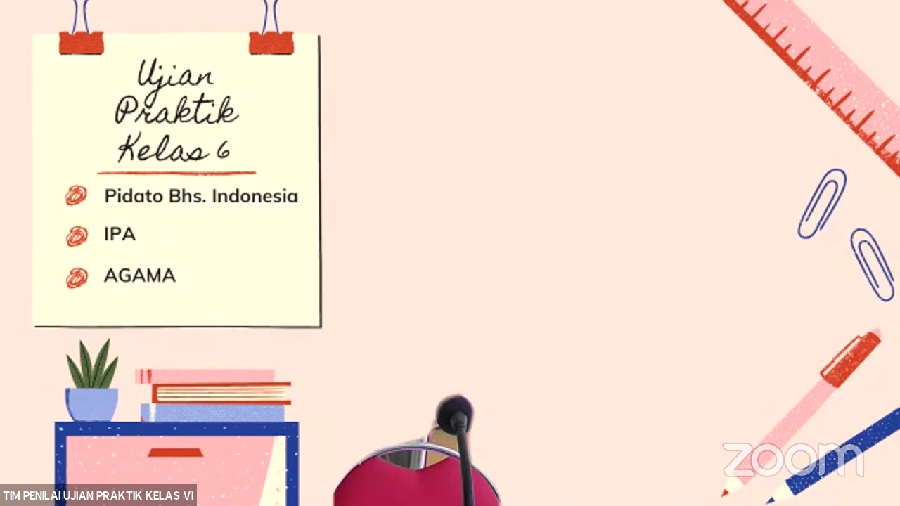 UJIAN PRAKTIK KELAS VI TAHUN PELAJARAN 2020/2021