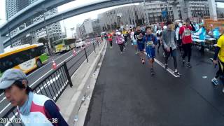 2015 0222 13:08 東京馬拉38K處
