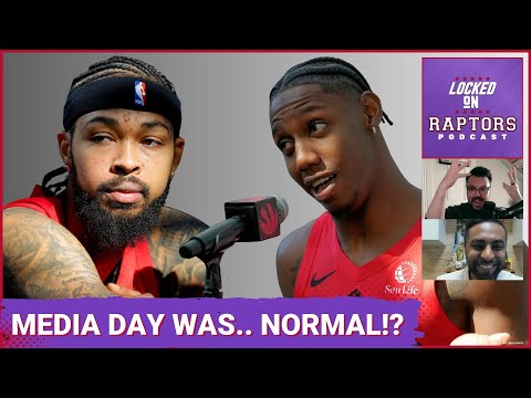 BIGGEST Takeaways from Toronto Raptors Media Day! | The Raps are NORMAL again! RJ Barrett on notice?