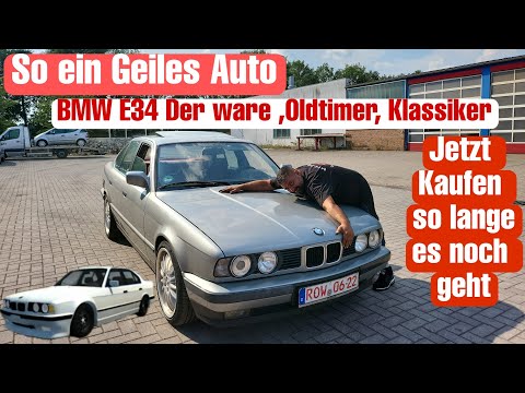 The BMW E34 525i, vintage car, classic, test drive, buy now while supplies last.