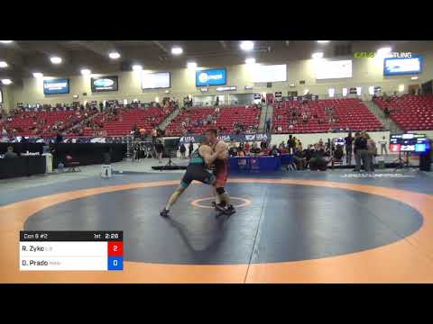 2018 Marine Corps US Open/Senior Men's Greco-Roman 72 Con 8 #2 - Robert Zyko (U.S.) Vs. David Prad