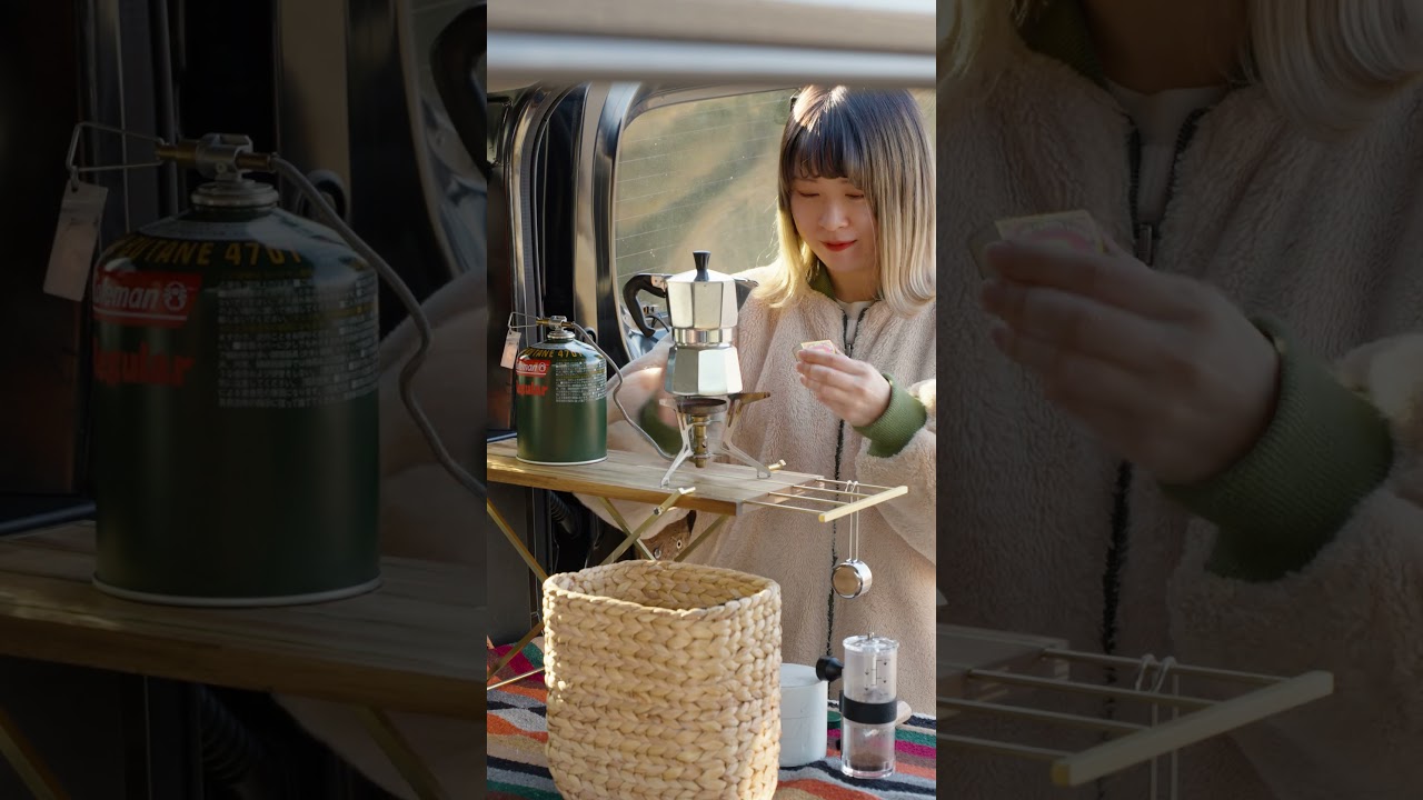 Make a cafe mocha in my Jimny and Relax.