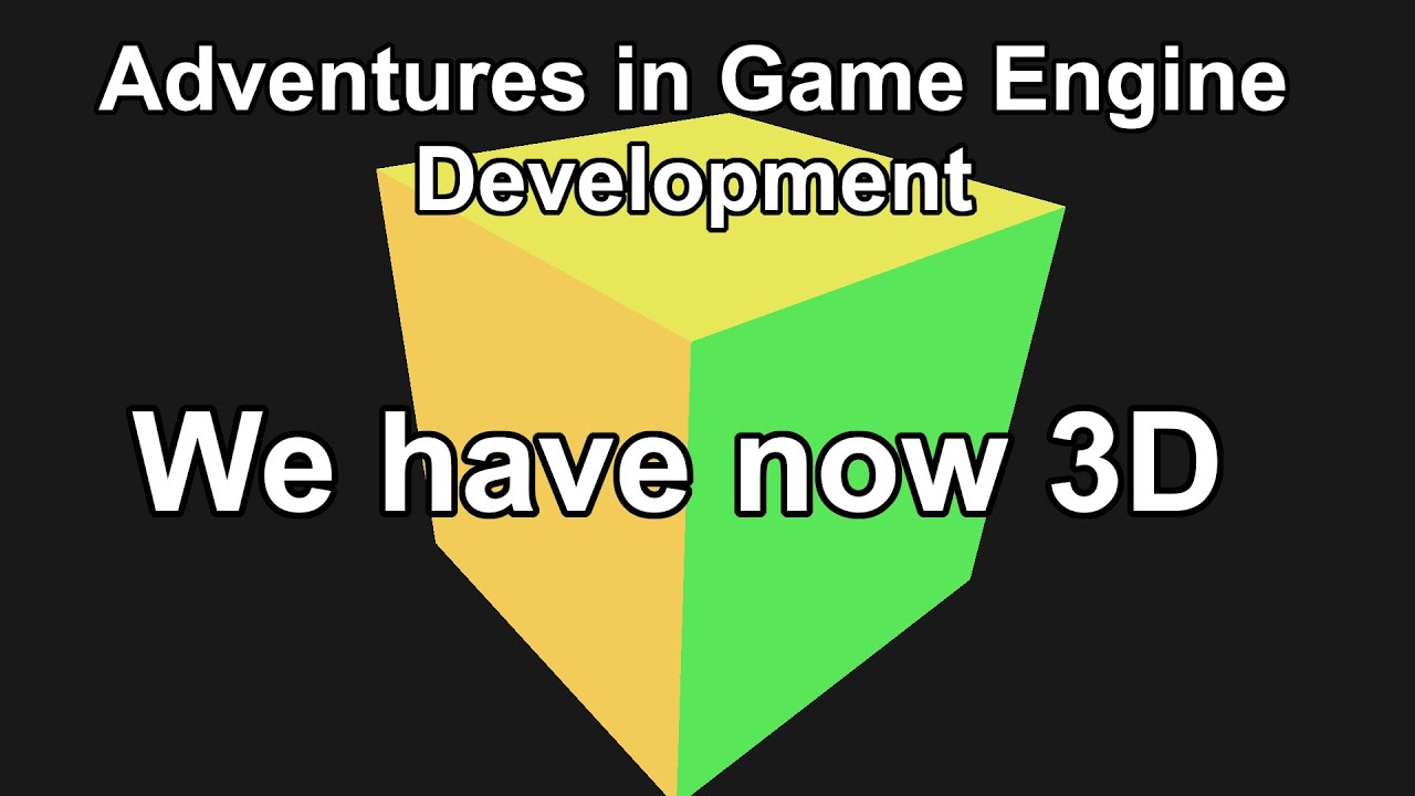 Vulkan Game Engine is Now 3D