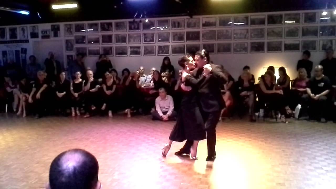 Alejandro Aquino e Natalia Hills  17 01 2015 alla Zotto Tango Academy Milano   Tango   Los Mareados