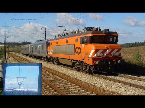 Comboios Inspeção de Catenária com locomotivas CP2600 em 2004