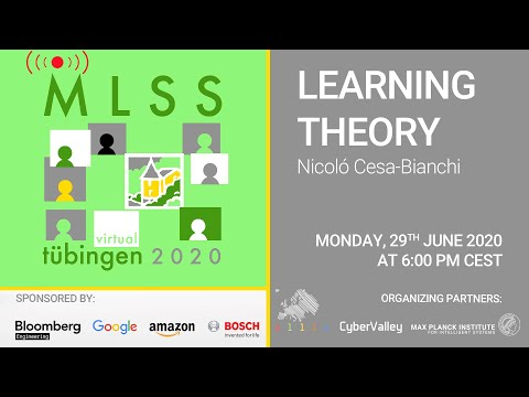 Learning Theory, Part 1