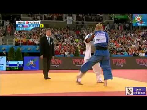 Judo 2013  European Championships Budapest: Tcheumeo (FRA) - Velensek (SLO) [-78kg] semi-final