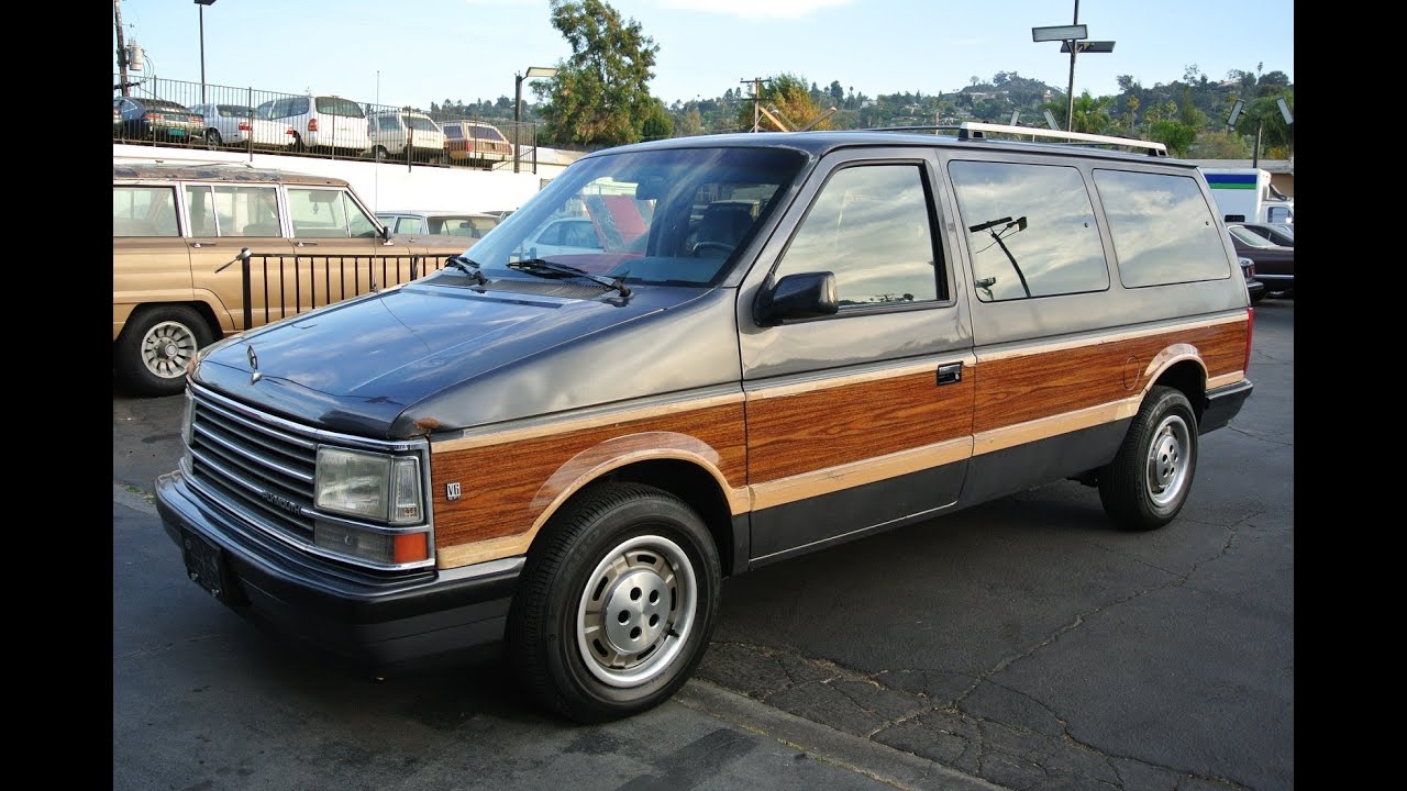 1990 Plymouth Grand Voyager Van V6 EFI Woody Woodie ...