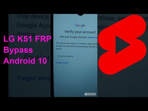 How to Bypass FRP on LG K51 in SECONDS! #Shorts