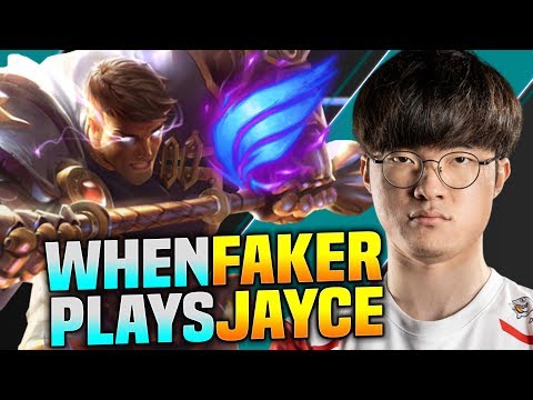 WHEN FAKER PLAYS JAYCE MID! - SKT T1 Faker Plays Jayce vs Qiyana Mid! | Season 2020 KR SoloQ