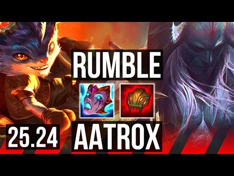 RUMBLE vs AATROX (TOP) | KR Challenger | 25.24