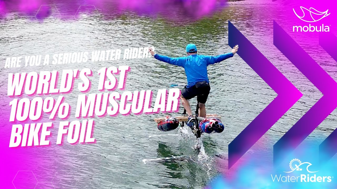 20230724 Water Riders ® & Mobula ® présentent le premier Vélo à Foil 100% musculaire au monde