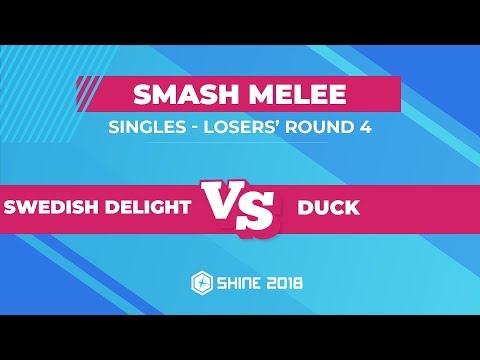 Swedish Delight vs Duck - Melee Singles: Loser's Round 4 - Shine 2018