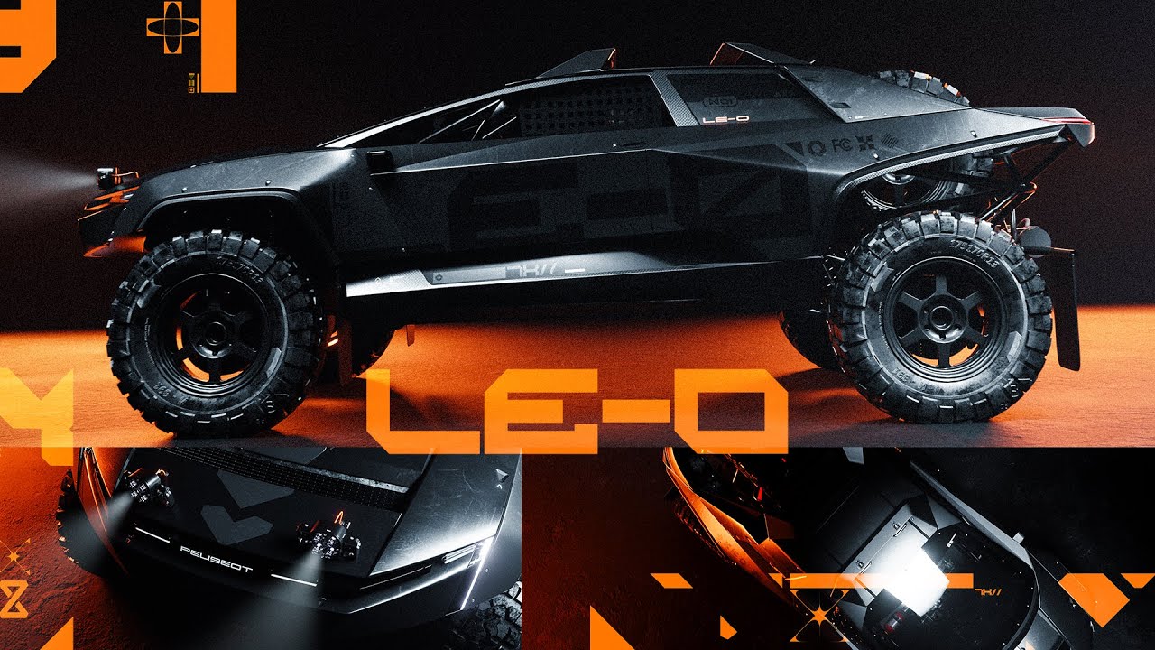 Peugeot LE-0 Dakar - CGI 3D Animated Commercial