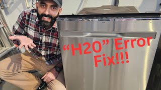 Fixing H20 Error On A GE Dishwasher!