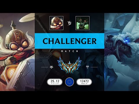 Challenger Match: Over 10.000 LP - EUW server Patch 25.12