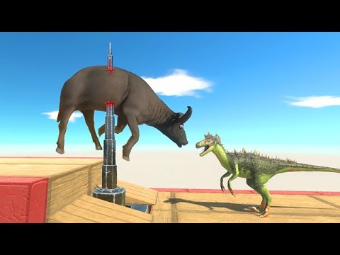 Try to Avoid Giant Piercer and Attack King Deinonychus - Animal Revolt Battle Simulator