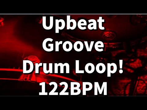 20 MINUTES Upbeat Groove Drum Loop | "Hosanna" | 122 BPM Click Track | Metronome for Practice
