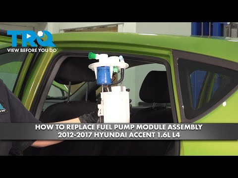 How to Replace Fuel Pump Module Assembly 2012-2017 Hyundai Accent 1.6L L4