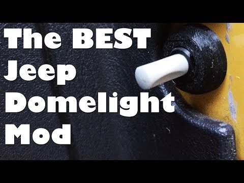 The BEST Jeep TJ Wrangler Dome Light Modification for No Doors