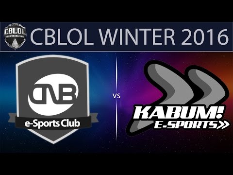 [LoL VODs] CNB vs KMB Game 2 | CBLOL Winter 2016 (11.06.2016) - CNB e-Sports Club vs KaBuM! e-Sports