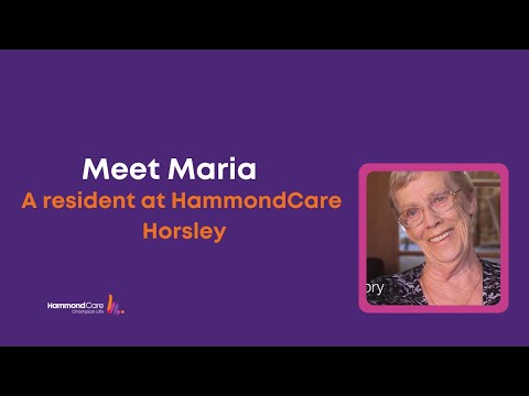 Residential Care - Maria's Story