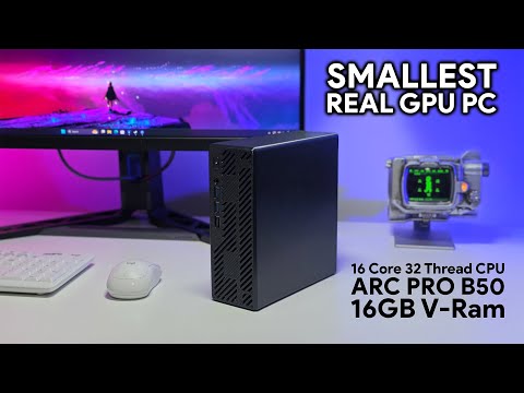 Smallest Mini PC With a Desktop GPU! A Fast Workstation + Gaming Rig