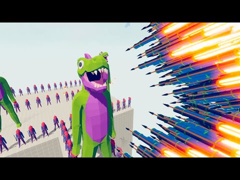 100x INDOMINUS REX vs ALL UNITS - Totally Accurate Battle Simulator TABS Funny Moments