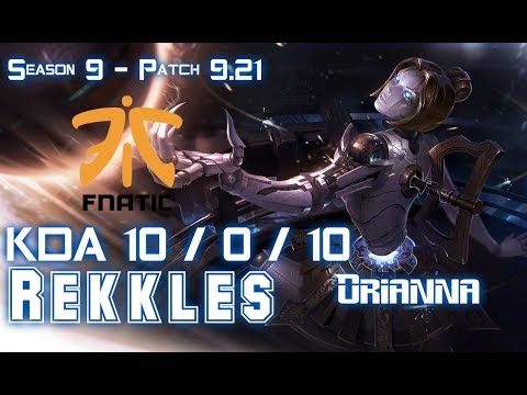 FNC Rekkles ORIANNA vs LUCIAN Bot - Patch 9.21 EUW Ranked