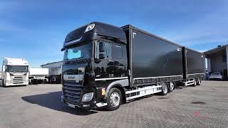 DAF XF 480 cami&oacute;n con lona corredera + remolque con lona corredera | Imagen 4 - Autoline