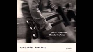 Mozart, Fugue in C Minor for Two Pianos, K.426 (Schiff & Serkin)