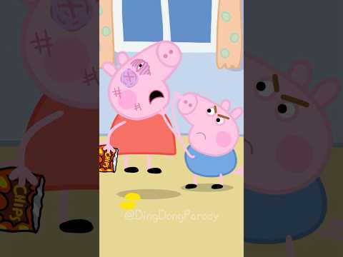 Stop Taking My Chips! 😡💥 #funny #peppapig #parody
