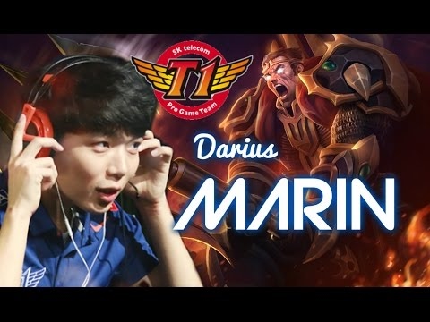 SKT T1 MaRin DARIUS Top vs Fiora Patch 5.18 | League of Legends