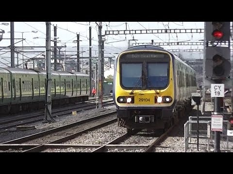 IE 29000 Class DMU Train 29104 - Clontarf Road Station, Dublin
